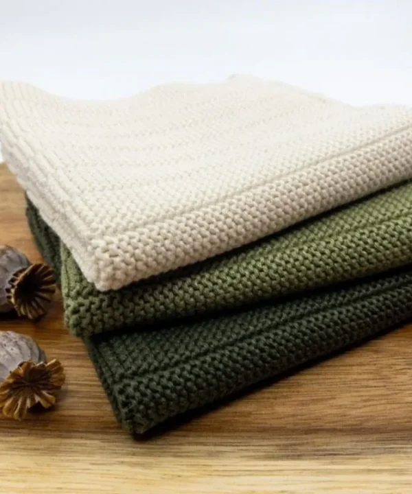 Magnolia Organic Knitted Dishcloths set of 3