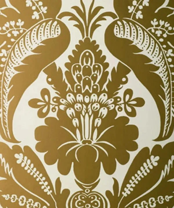 5003731 | Montebello Damask, Slate Schumacher Wallpaper