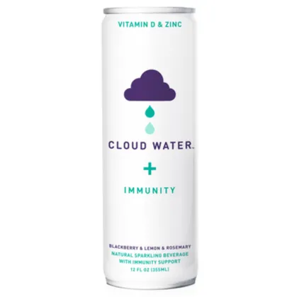 Cloud Water 'Immunity' Sparkling Beverage w/ Blackberry, Lemon & Rosemary (12OZ)