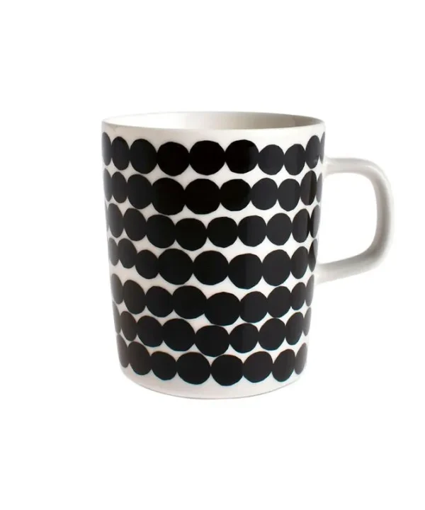 Marimekko Black Spot Mug (Rasymatto) 250ml