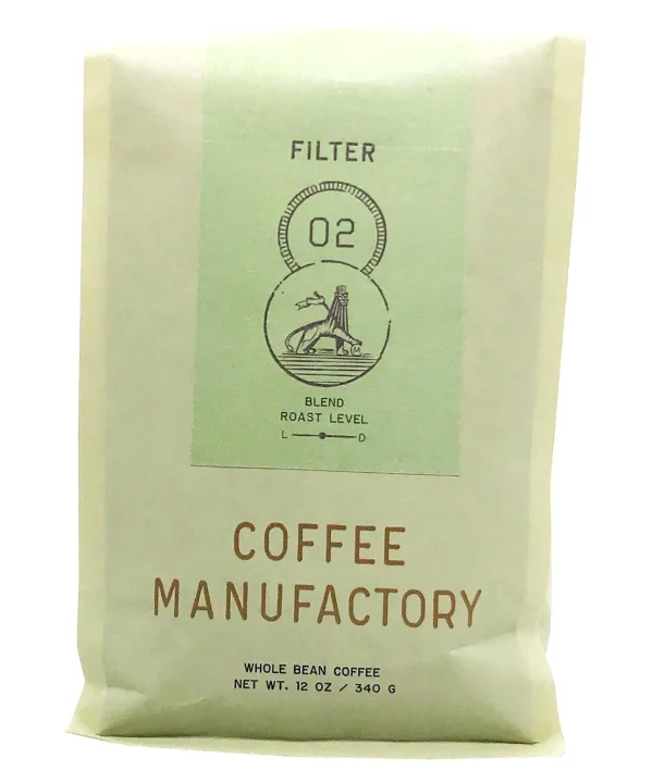 Coffee Manufactory '02: Filter' Coffee Beans (12OZ)