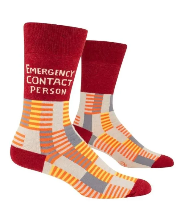 Mens Socks Emergency Contact