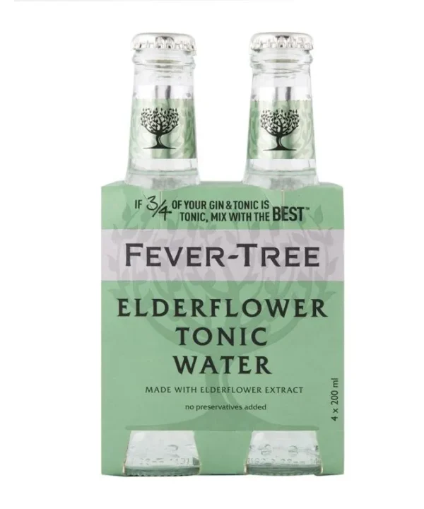 Fever Tree Elderflower Tonic Water (4x200ML)