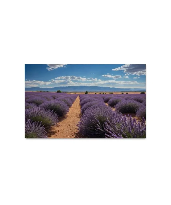 The Tranquil Heights of Lavender Fields 1 Piece HD Canvas Wall Art