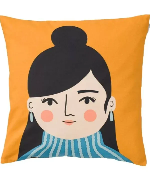 Jasmine Face Cushion Cover 47cm