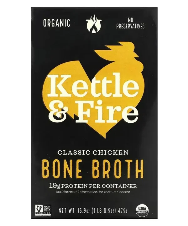 Kettle & Fire 'Classic Chicken' Bone Broth (16.9OZ)