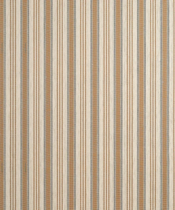 T44004 | Stripes & Checks Resource, Bennett Stripe, Cognac Thibaut Wallpaper