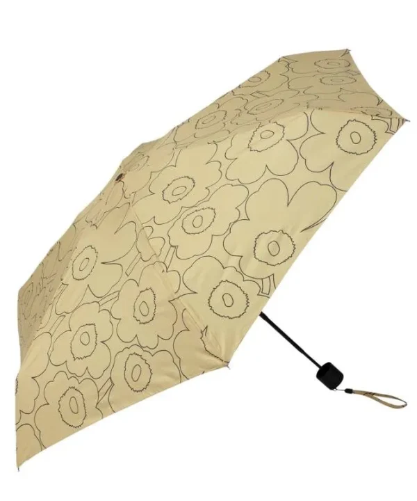 Mini Manual Piirto Unikko Umbrella in brown, black