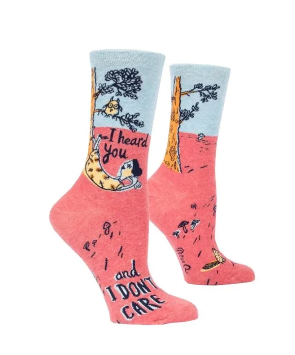 Ladies Socks I Heard You & I Don't Care