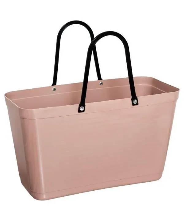 Hinza Green Plastic Bag in nougat
