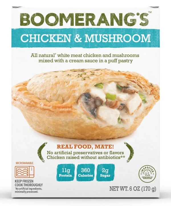 Boomerang's Chicken & Mushroom Pie (6OZ)