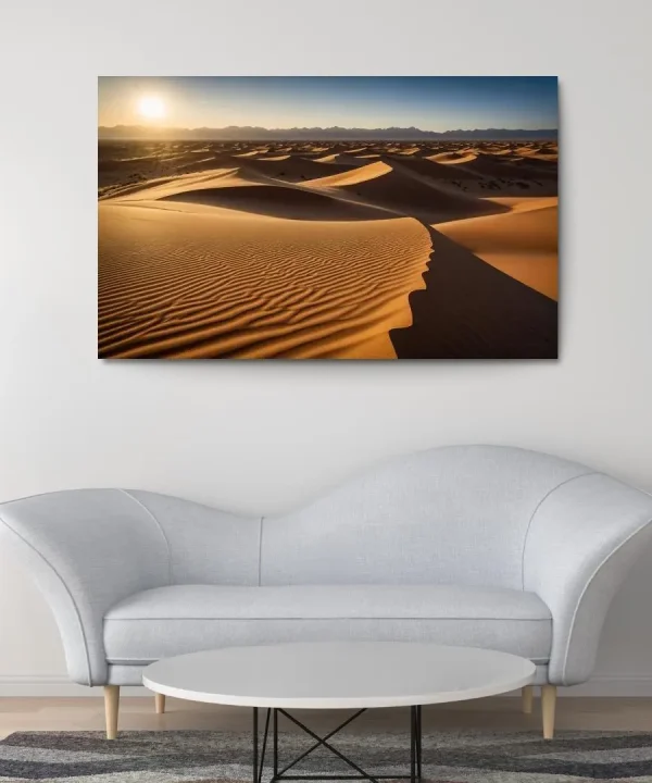 The Whispering Sands of the Desert Dunes 1 Piece HD Canvas Wall Art