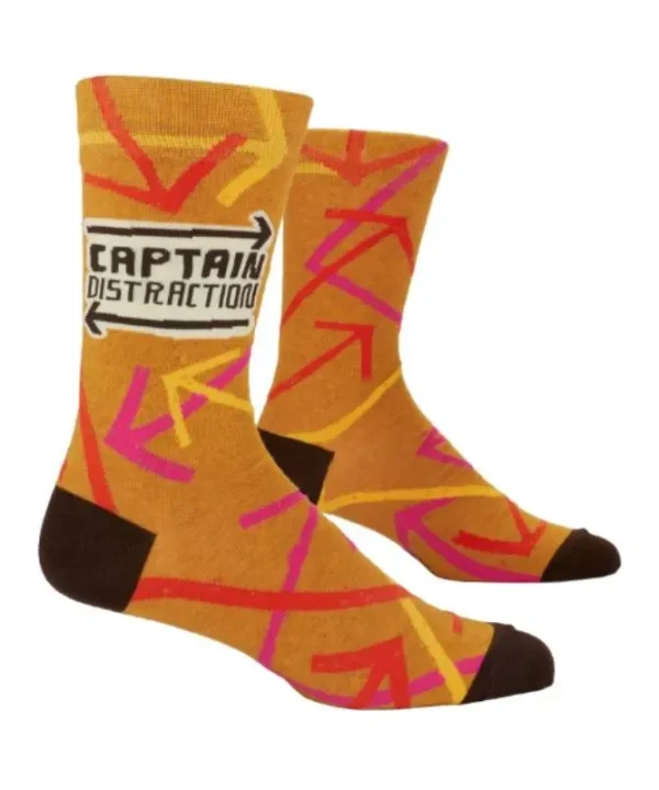 Mens Socks Captain Distraction