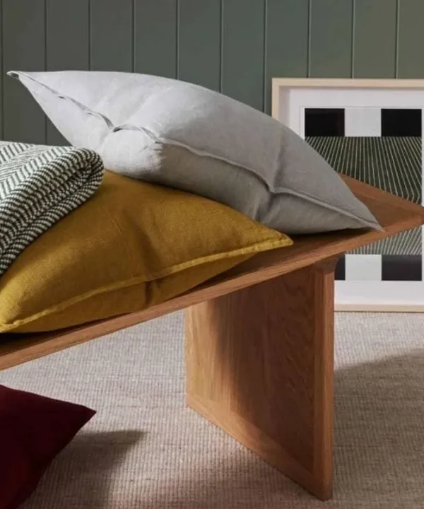 Como Linen Cushion Cover 60x40cm in laurel