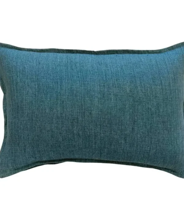 Rembrandt Linen Cushion Cover 60x40cm in emerald