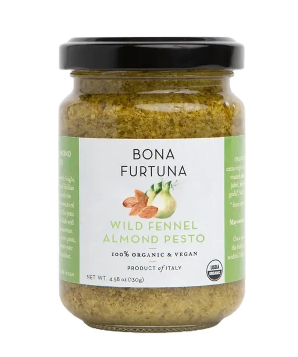 Bona Furtuna 'Wild Fennel Almond' Organic Pesto (140G)
