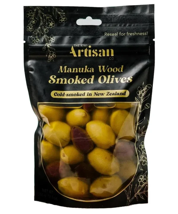 Kiwi Artisan Manuka Wood Smoked Olives (5.3OZ)