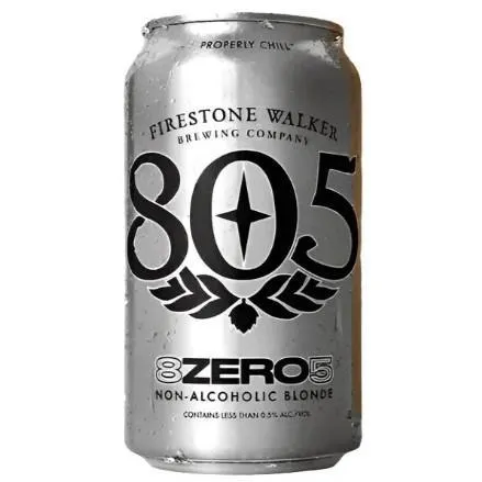 Firestone Walker Brewing Co. '8ZERO5' Non-Alcoholic Blonde (12OZ)