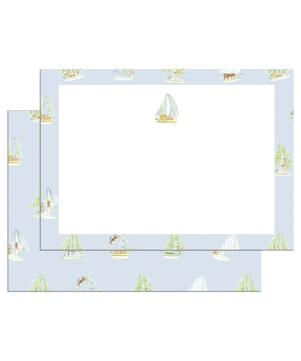 Sailboat Menagerie Stationery Set