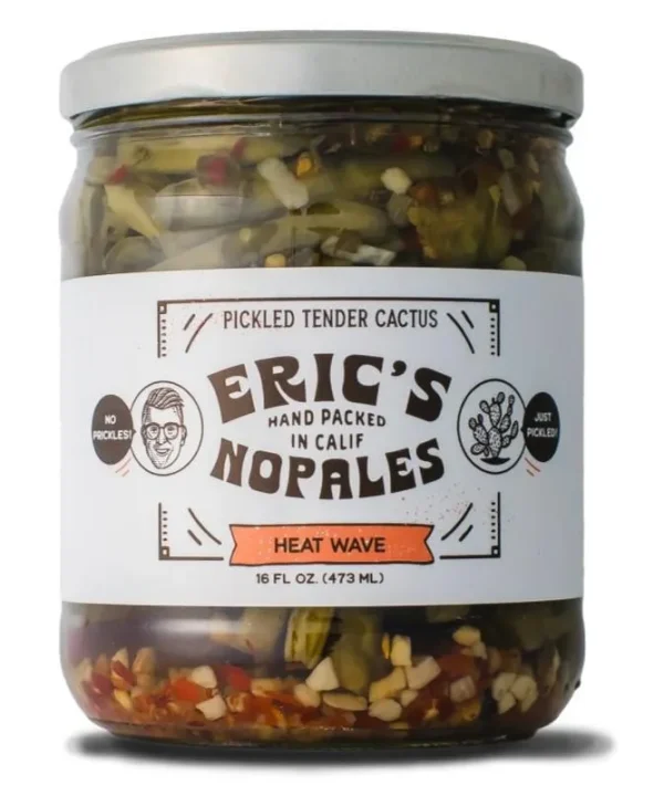 Eric's Nopales 'Heat Wave' Pickled Tender Cactus (16OZ)