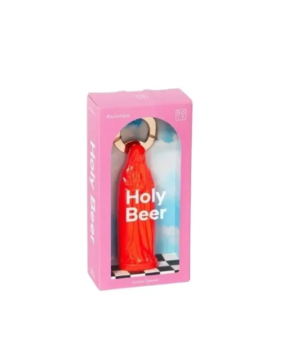 Holy Beer Bottle Opener in orange
