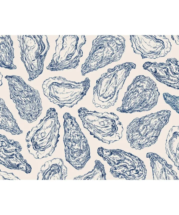 Blue Oyster Reef Paper Placemats