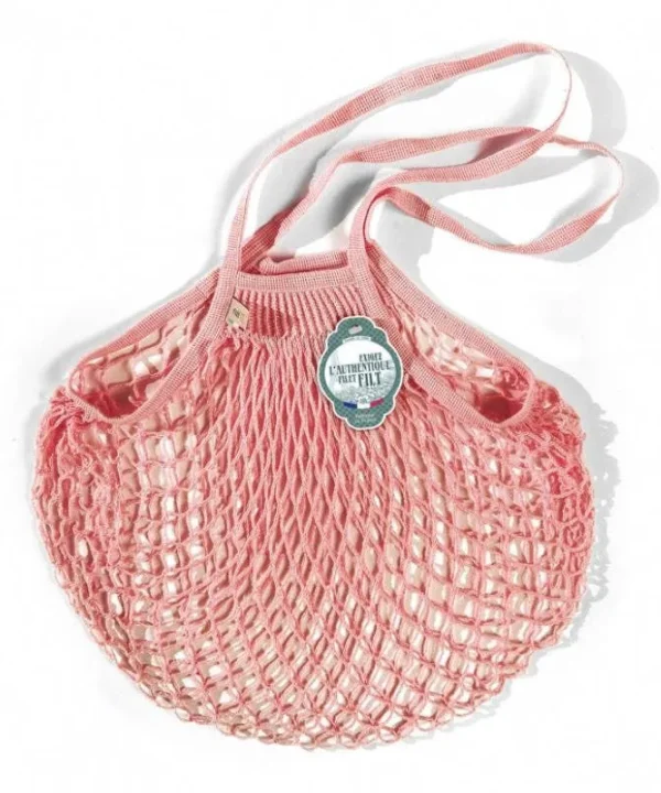 Net Shopping Bag in rose layette