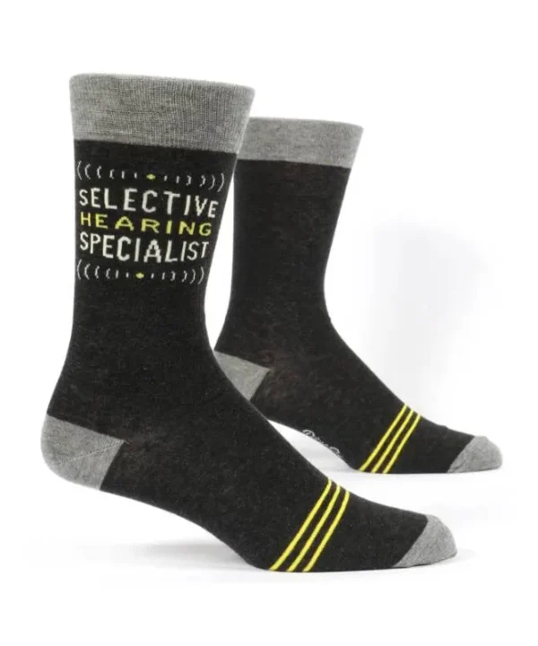 Men's Socks Selective Hearing Specialist