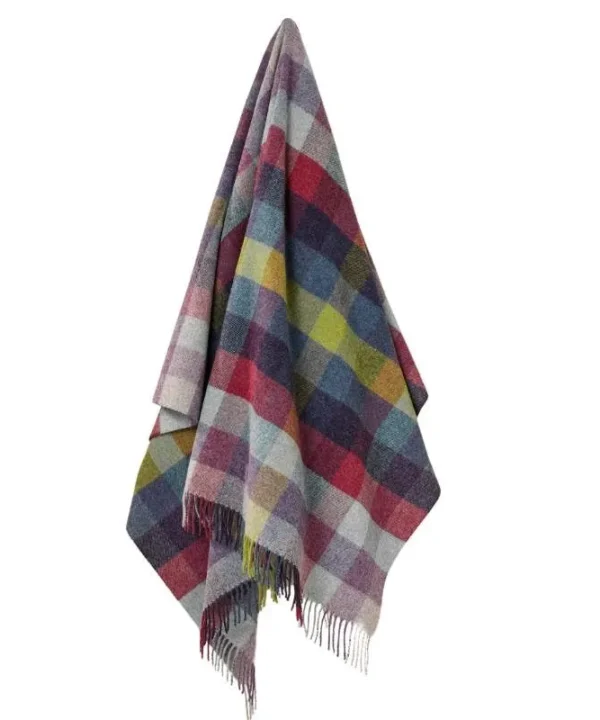 Harlequin Moorland Wool Throw 185x140cm in multicolour