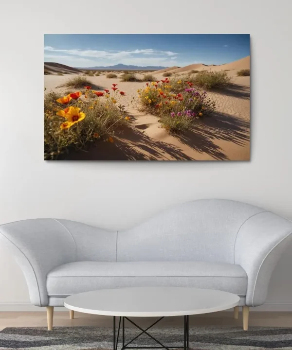 The Peaceful Beauty of Desert Blooms 1 Piece HD Canvas Wall Art