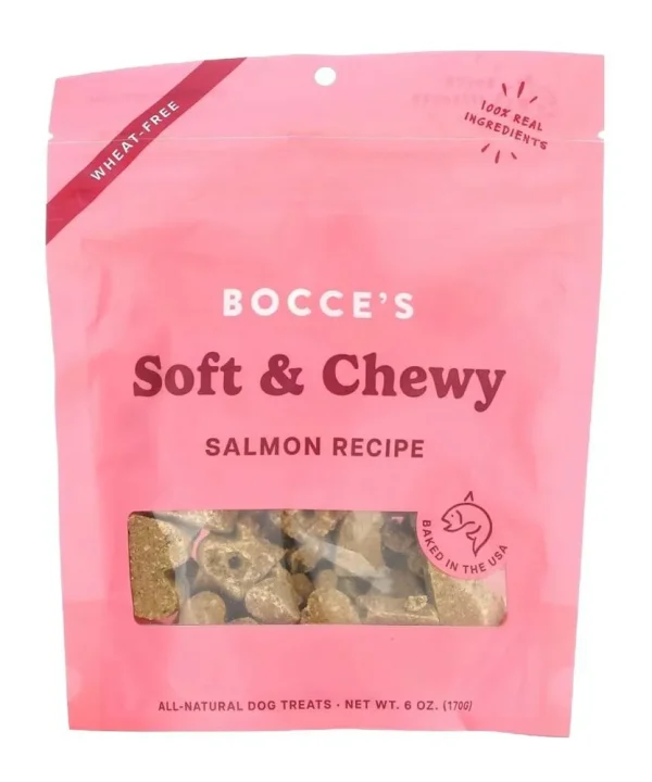 Bocce's Bakery 'Soft & Chewy' Salmon Dog Treats (6OZ)