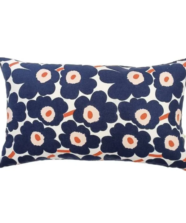 Mini Unikko Cushion Cover 50x30cm in light brown, navy, tile