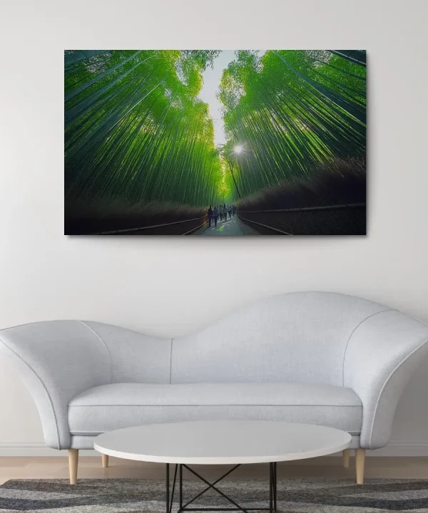 Bamboo Forest 1 Piece HD Canvas Wall Art