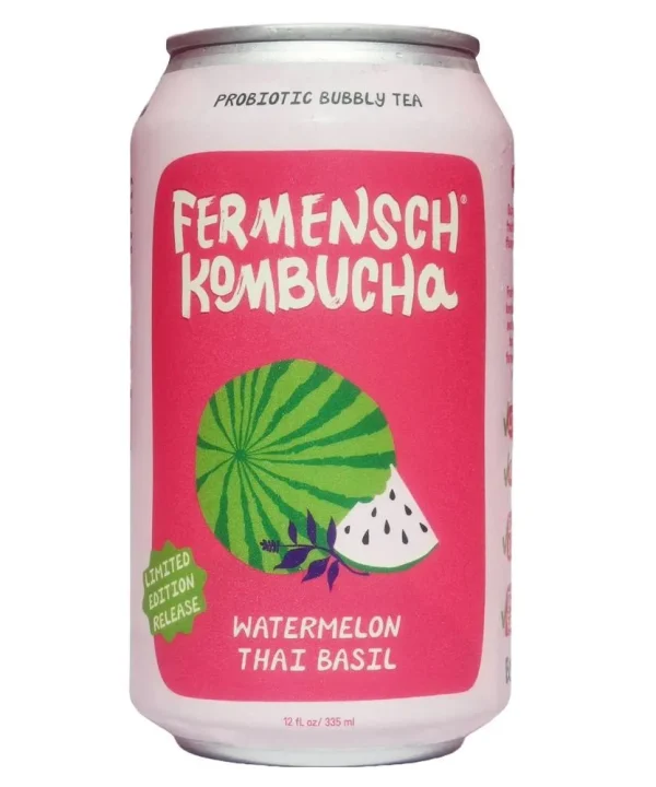 Fermensch Kombucha 'Watermelon Thai Basil' Kombucha (12OZ)