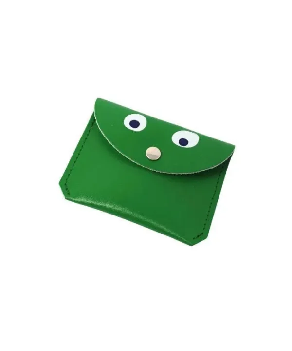 Mini Money Googly Eye Purse in bright green