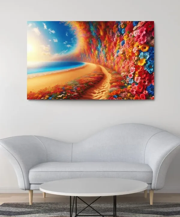Wildflower Coast Nature's Color Palette 1 Piece HD Canvas Wall Art