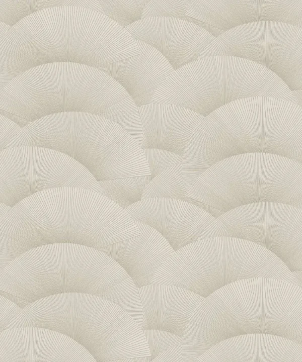 Za8024 | Tea Garden Ii, Morning Shell Taupe & Gold Ronald Redding Wallpaper