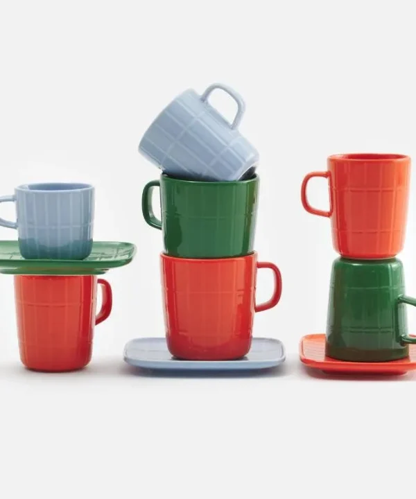 Oiva Tiiliskivi Mug 400ml in dark green