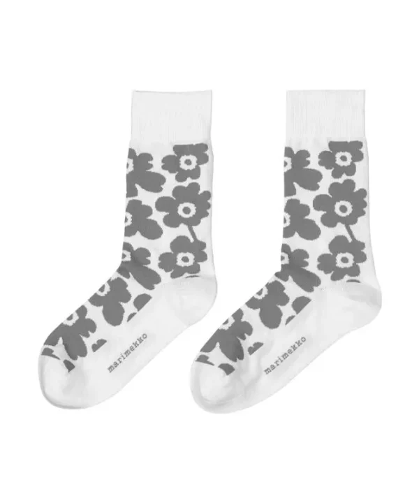 Kirmailla Unikko Socks, grey, white