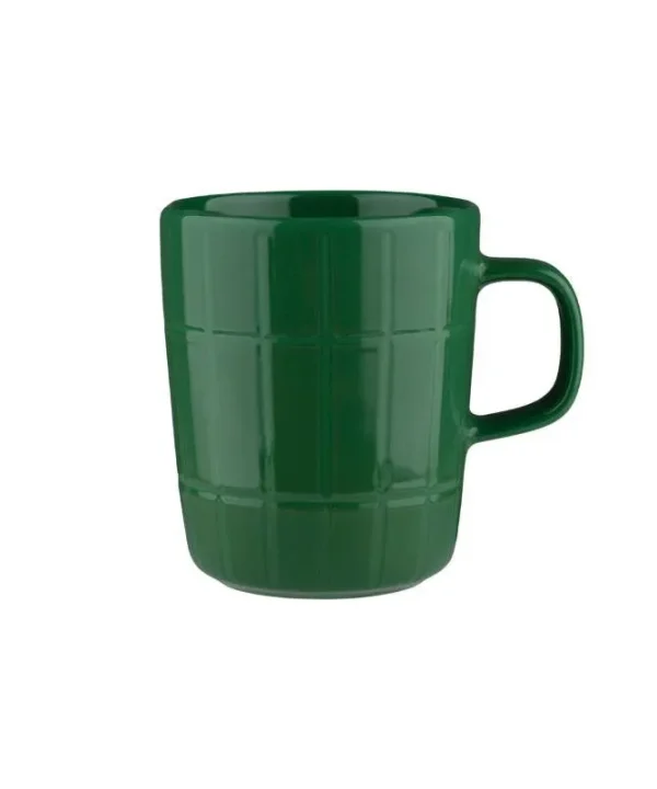 Oiva Tiiliskivi Mug 250ml in dark green