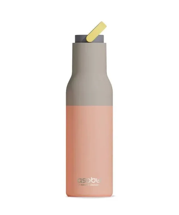 Metro Bottle 650ml in pastel peach