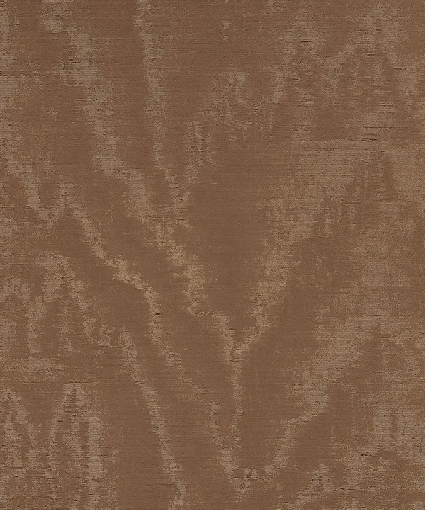 25116 | Vinyl Grand Moire Russet Phillip Jeffries Wallpaper