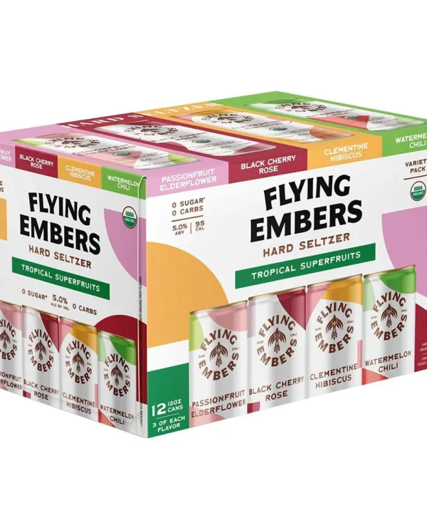 Flying Embers 'Tropical Superfruits' Hard Seltzer Variety Pack (12PK)