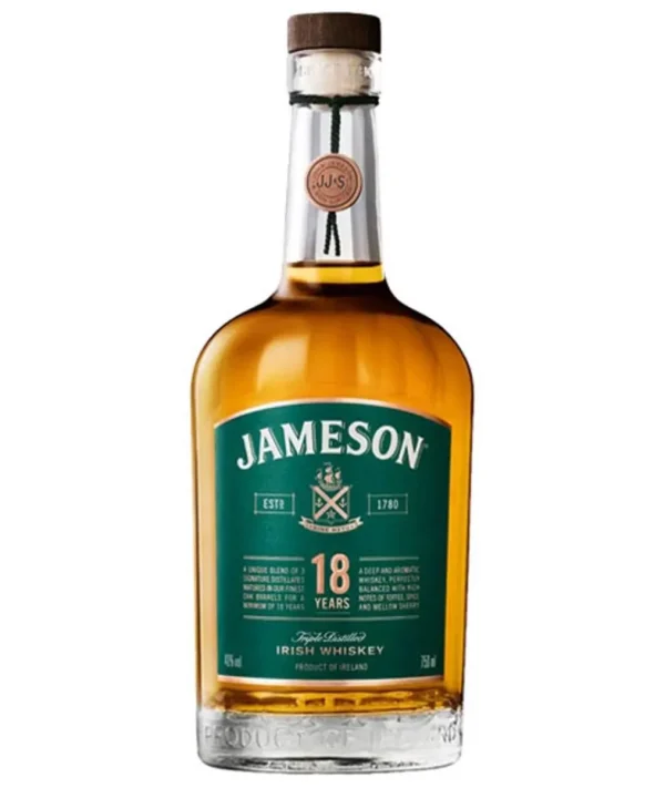 John Jameson & Son Distillery 'Jameson' 18yr Triple Distilled Irish Whiskey (750ML)