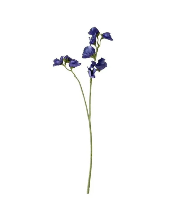 Sweet Pea Spray of 2 in dark blue