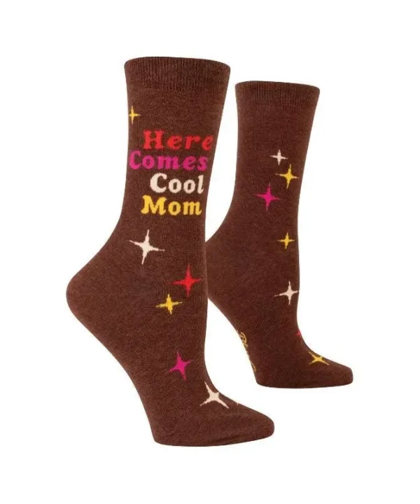 Ladies Socks Here Comes Cool Mom