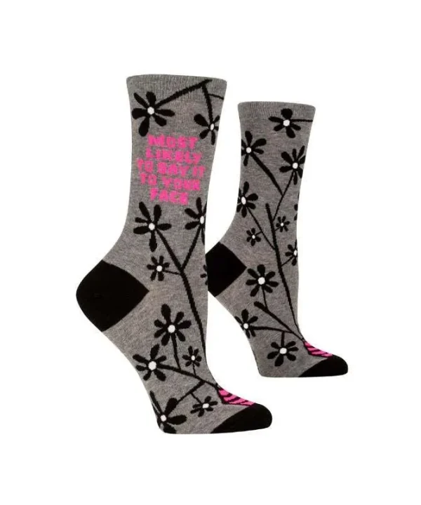 Ladie's Socks Most Likely to Say it to your Face