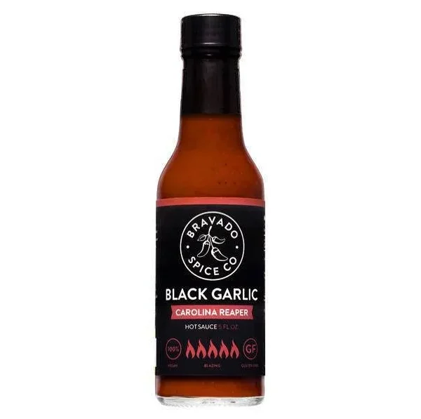 Bravado Spice 'Carolina Reaper' Black Garlic Hot Sauce (5OZ)