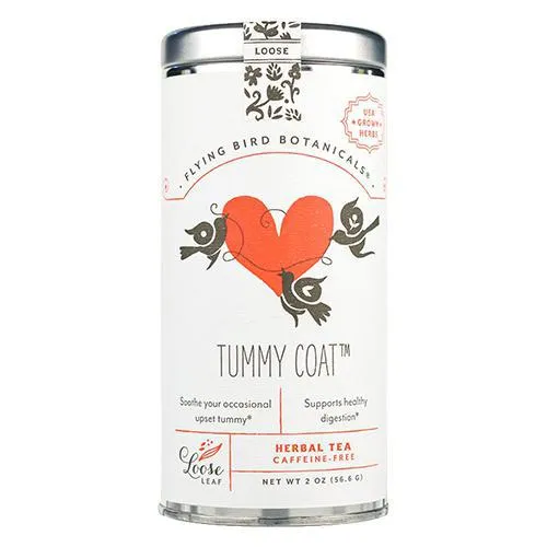 Flying Bird Botanicals 'Tummy Coat' Herbal Tea Blend (6CT)