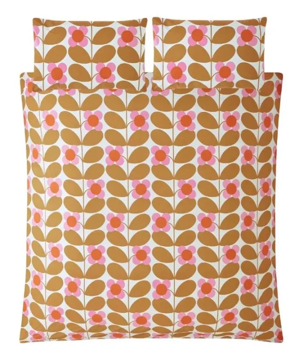 Stem Bloom Bedding Set in saffron